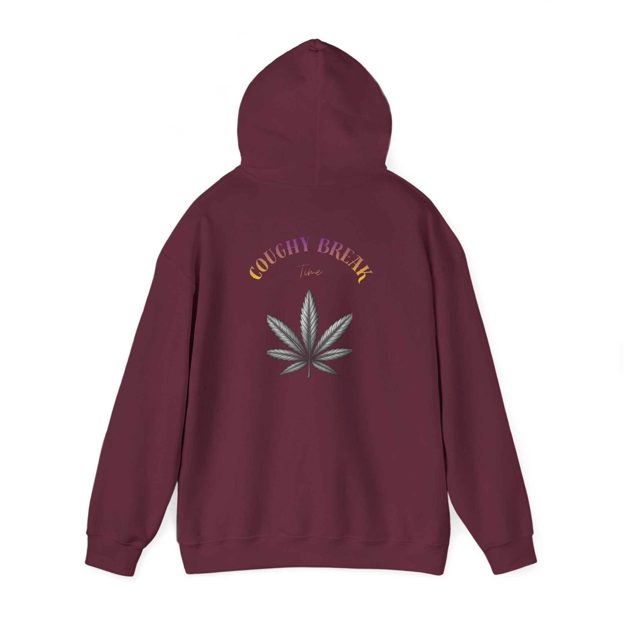 Cannabis Leaf Hoodie – “Cool & Calm” Graphic Pullover