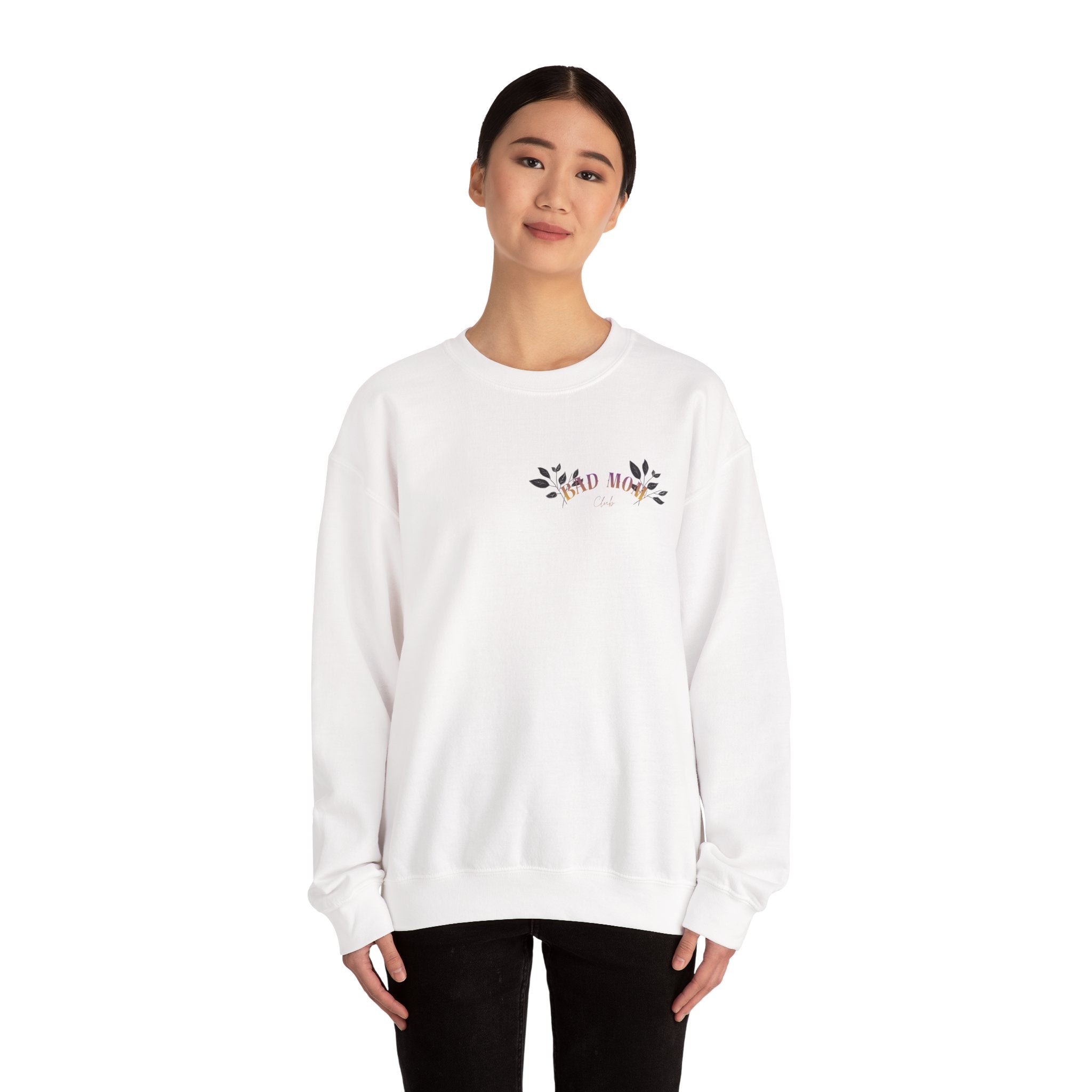Mushroom Crewneck Sweatshirt — "Let's Go Shrooming" Floral Graphic