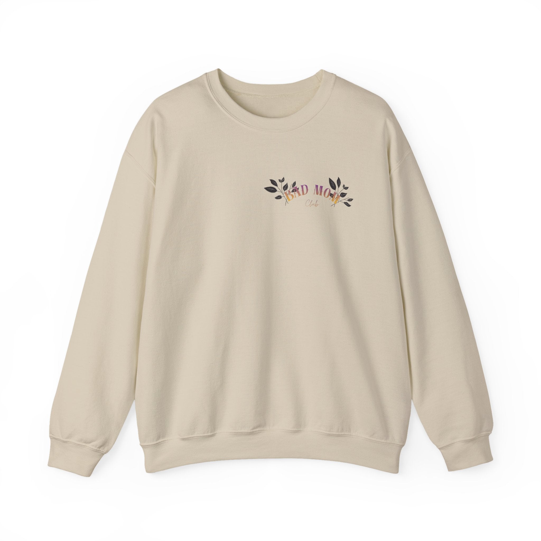 Mushroom Crewneck Sweatshirt — "Let's Go Shrooming" Floral Graphic